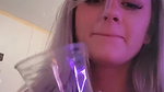 52Itstessarae Teen Desperately Peeing into Cup