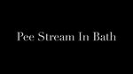 45Sydney Harwin Pee stream in bath