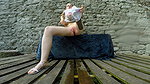 04Ffezine girl takes diaper off to pee