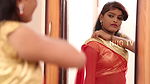 Jyothi Saree Strip and Navel Romance