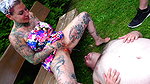 t Coxx NS Dusche in der Drehpause