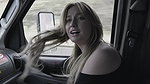 itney light distracts her boyfriend while driving