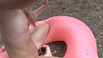 Bad pet piss and pop inflatable