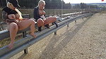 22072andal   Pissing on the highway