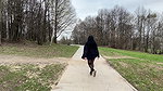 074Xena Highvoltage Take a Walk with Me sing Outdoors
