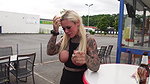 48SteffiBlond IMBISS S verboten verdorben versaut l not ladylike