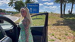 23SteffiBlond TRAVEL WITH STEF vor der cam live abgest SPONTAN und GEIL
