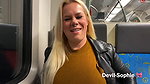 vil Sophie Public Latex Piss In The Train Compartment