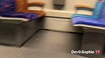 vil Sophie Public Latex Piss In The Train Compartment