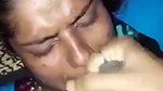 Taking cumshot on face