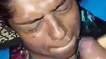 Taking cumshot on face
