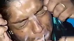 Taking cumshot on face