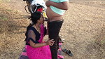 Cute Kavita Bhabhi Fuck with Boyfriend Tatya Cheating on Husband in Jungle