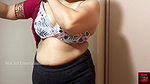 Teacher Changing Saree Blouse – Erotic Show in Bra