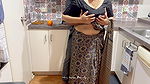 Sexy Indian Wife gives Best Blowjob to her Brother-In-law – Traditional Desi Saree Sex