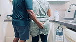 Romantic Indian Couple – Wife’s Ass Spanked, fingered and Boobs Squeezed in the Kitchen
