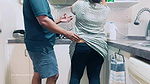 Romantic Indian Couple – Wife’s Ass Spanked, fingered and Boobs Squeezed in the Kitchen