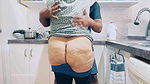 Romantic Indian Couple – Wife’s Ass Spanked, fingered and Boobs Squeezed in the Kitchen