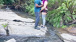 Pretty Indian Couple Making Love in River Side – Desi Outdoor Sex – Risky Sex