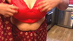 My Sexy Indian Wife teases with her Boobs in Saree Blouse