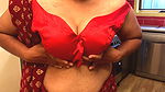 My Sexy Indian Wife teases with her Boobs in Saree Blouse