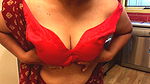My Sexy Indian Wife teases with her Boobs in Saree Blouse