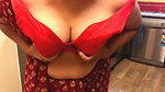 My Sexy Indian Wife teases with her Boobs in Saree Blouse