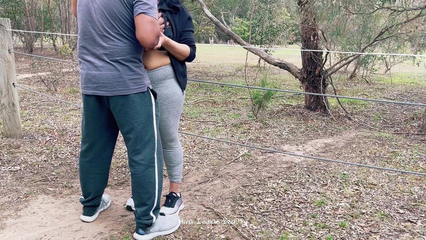 Hot Indian Wife with Neighbour Uncle – Desi Milf Outdoor Love Making – Big Ass Licking – Boobs Press