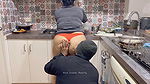 Hot Indian Kitchen Love Making with Step Sister – Milf Big Ass is Eaten, Kissed and Pressed!