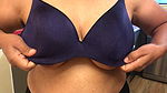 Hot Brown Desi Milf changes her bra