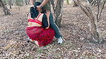 Horny Indian Housewife Cheating with Friend – Giving Deep Throat in Outdoor – Saree Sex(1)