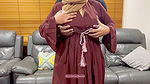Cute Muslim Wife Romantic Hugging and Kissing Sex in Hijab and Abaya – Pussy Fingering