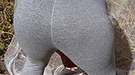 Hira Indian Beauty – Sexy Desi Milf Bending Over in Tight Leggings at Outdoor