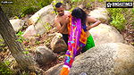 Desi BBW Milf Sucharita Fucks with his Man Outdoor in the Woods