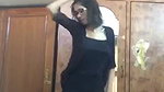 Striping dancing and in the end showing assests