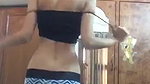 Striping dancing and in the end showing assests