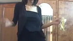 Striping dancing and in the end showing assests