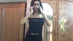 Striping dancing and in the end showing assests