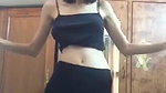 Striping dancing and in the end showing assests