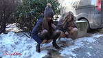 34238xyNaty pissing in the middle of the street