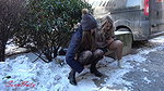 38238xyNaty pissing in the middle of the street
