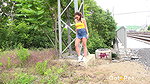 Along The Tracks 1080p Got2Pee