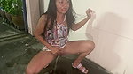 Asian Hottie Relieves Herself Outside In Public Got2pee