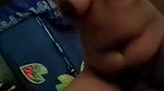 Cute girl blowing