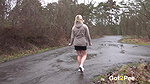 Blonde Babe Nikki Dream Squats And Pees In Puddle2 Got2pee