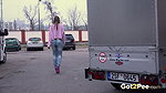 Blue Peep Toes 1080p Got2Pee