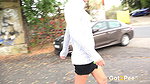 Claudia Macc Enjoys A Public Piss In Suburbs Got2pee