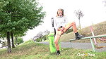 Claudia Macc Enjoys A Public Piss In Suburbs Got2pee