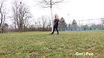 Cute Blonde Squats In The Playing Fields To Pee Got2pee