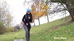 Freya Dee Relieves Her Piss Desperation Outside Got2pee